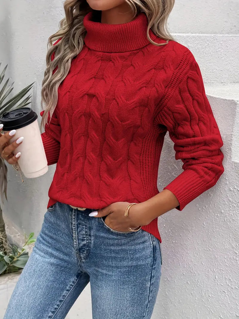 Louise Mortensen™ | Kabelstrikket turtleneck