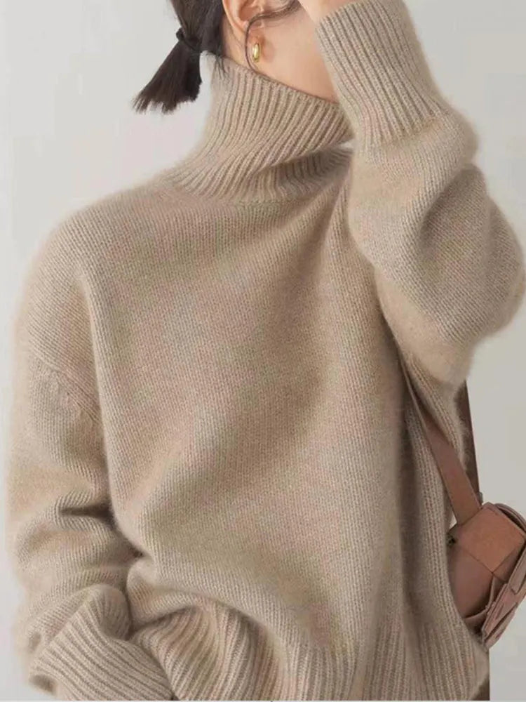SONJA | Pull élégant à col roulé