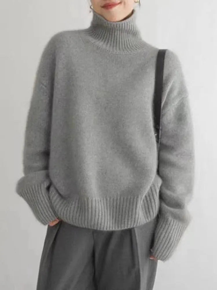 SONJA | Pull élégant à col roulé