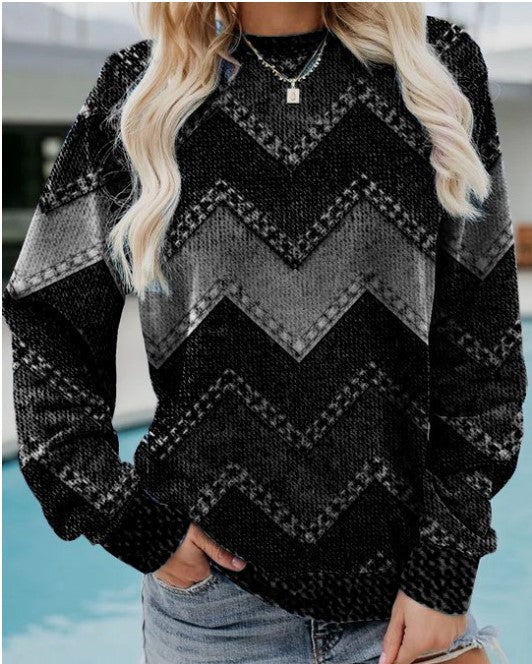 ADELINA - Pull décontracté géométrique
