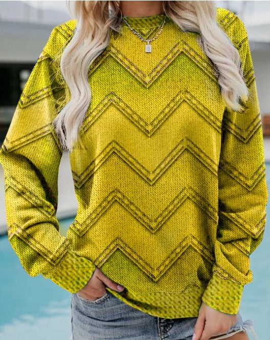 ADELINA - Pull décontracté géométrique