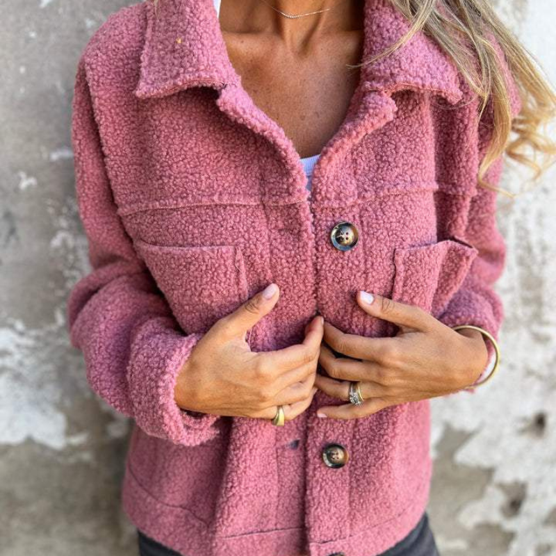 Annie | Trendy jakke med blødt stof