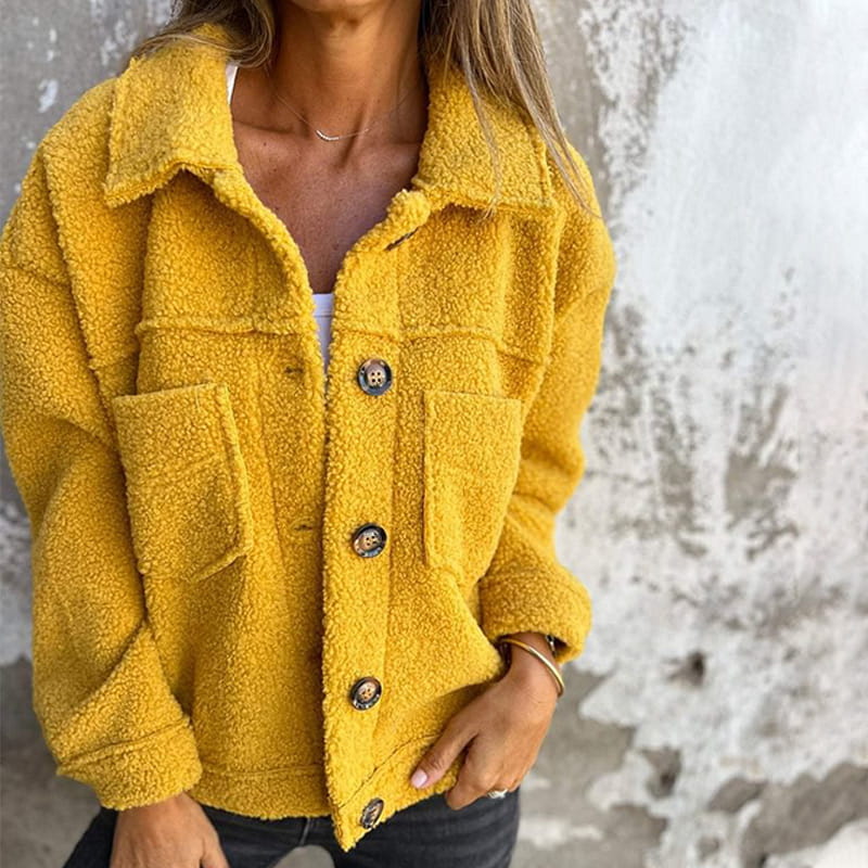 Annie | Trendy jakke med blødt stof