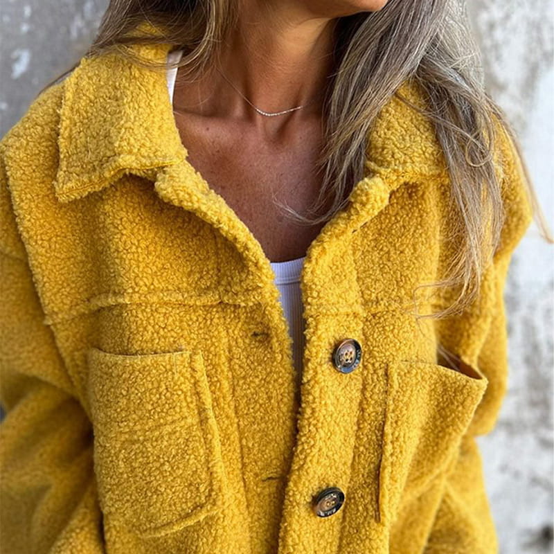 Annie | Trendy jakke med blødt stof