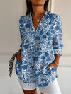 Avril | Elegant bluse med legende print